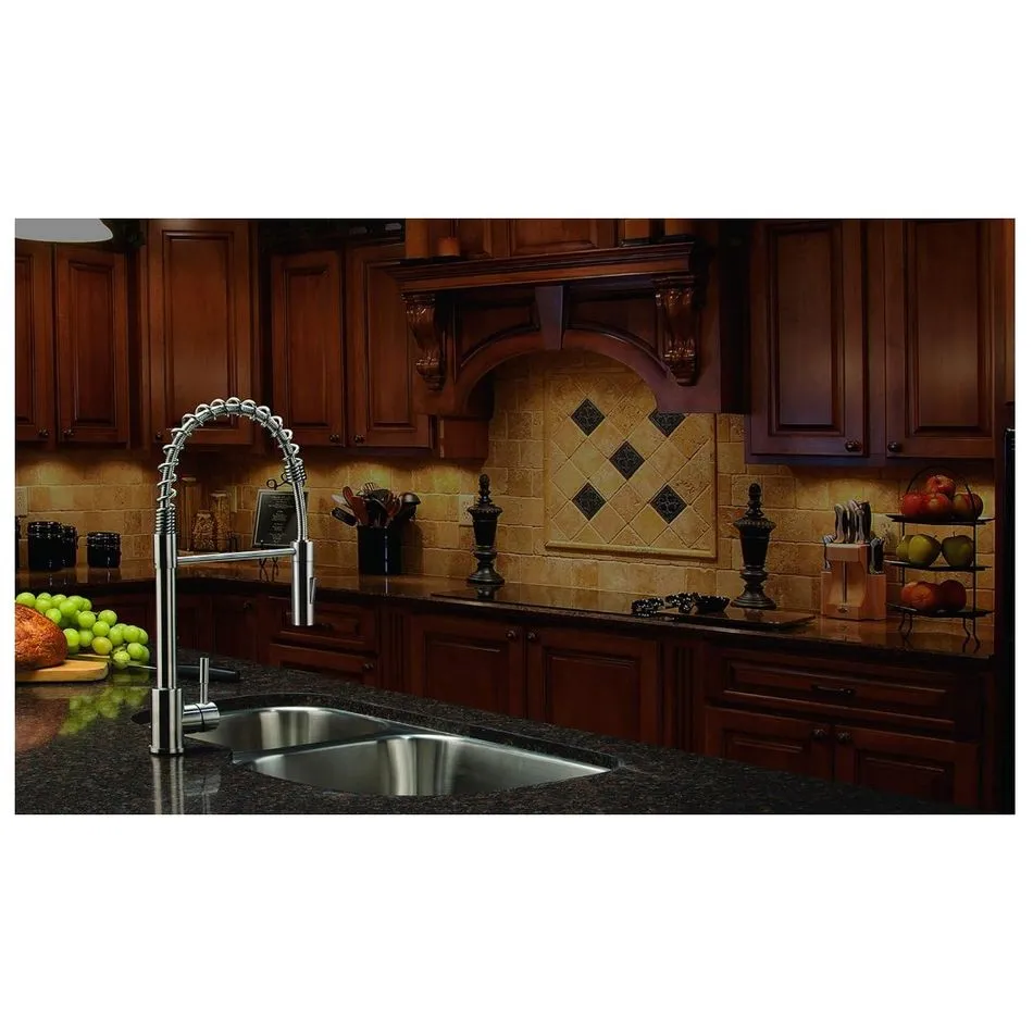 Coiled Pull-Down Faucet-BLK